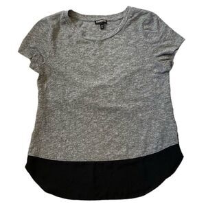 Express gray & black Top XS